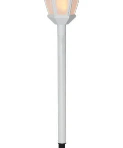 FLAME Solcellsdekoration 63cm Vit IP44