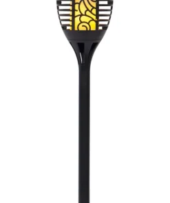 FLAME Solcellsfackla 42cm Svart
