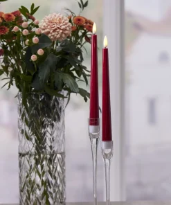 FLAMME CANDY Antikljus 2-pack 26cm Röd