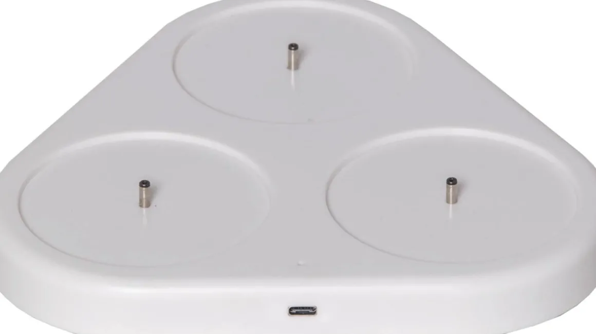 FLAMME CHARGE Blockljus 3-pack 15cm
