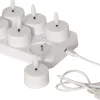 FLAMME CHARGE Värmeljus 6-pack 14cm