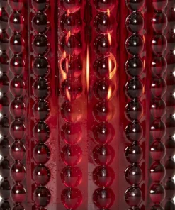 FLAMME DOTTY LED-Blockljus Batteri 13cm Röd