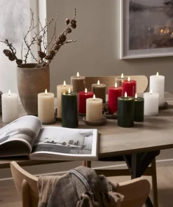 FLAMME FLOW LED-Blockljus Batteri 15cm Mullvad