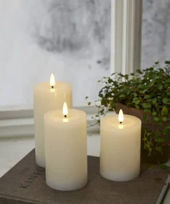 FLAMME FLOW LED-Blockljus Batteri 17,5cm