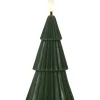 FLAMME GRANY LED-Blockljus15cm Grön