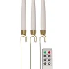 FLAMME Julgransbelysning 8-Pack Batteri 31cm Varmvit/Vit