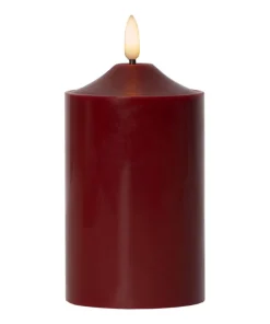 FLAMME LED Blockljus 15cm Röd
