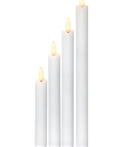 FLAMME 4-Pack LED Antikljus 28,5cm Vit