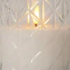 FLAMME ROMB LED-Blockljus Batteri 10cm Klar