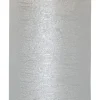 FLAMME RUSTIC LED-Blockljus 15cm Silver