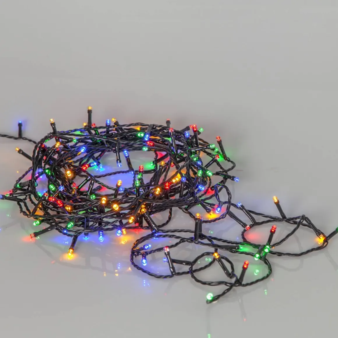 FLASHY Ljusslinga 21m 300LED Flerfärgad/Svart IP44