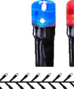 FLASHY Ljusslinga 30m 1500LED Flerfärgad/Svart IP44
