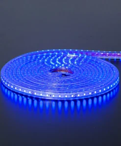 FLATSMDLED Ljusslang 5m 480LED Blå/Transparent