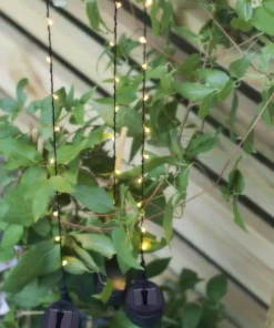 FLEXY 3-PACK Solcellsdekoration 80cm Svart IP44