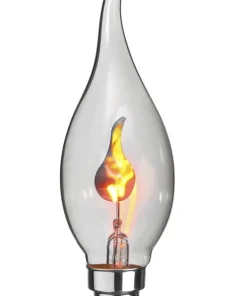 FLICKERING FLAME Klar Kronljus 11,5cm