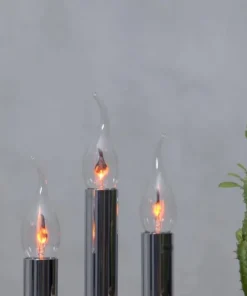 FLICKERING FLAME Klar Kronljus 11,5cm