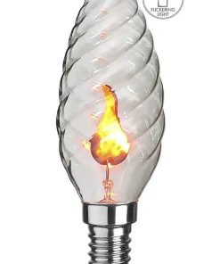 FLICKERING FLAME Vriden Kronljus 10cm