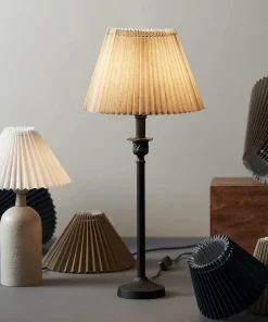 FLORITA Lampfot E27 47cm Svart