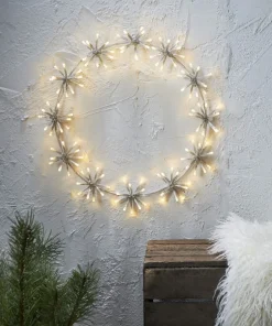 FLOWER RING Siluett 50cm 120LED Vit