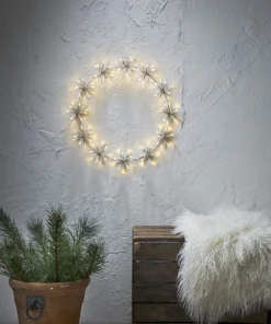 FLOWER RING Siluett 50cm 120LED Vit