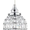 FÖNSTERLAMPA Kristallboll K9 10cm Krom