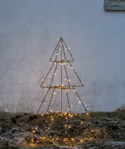 FOLDY Dekorationsträd Utomhus 200LED 125cm Svart IP44
