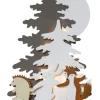 FOREST FRIENDS Batteridekoration Jul 44cm