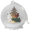 FOREST FRIENDS Batteridekoration Isbjörn 8cm