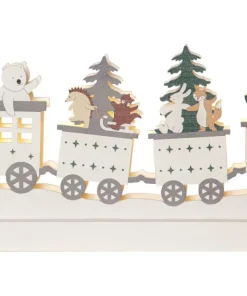 FOREST FRIENDS Bordsdekoration Djurtåg Batteri 37cm Flerfärgad