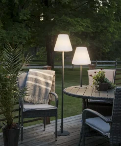 GARDENLIGHT Bordlampa Utomhus 60cm IP65 Grå