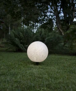 GARDENLIGHT Utedekoration Boll 38cm Grå IP65
