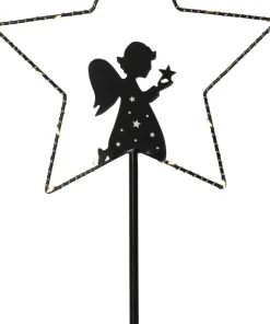 GLIMTA Bordsdekoration Ängel 42cm Svart