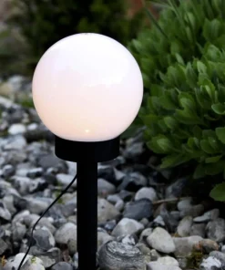 GLOBUS Solcells-Dekoration 32cm Vit