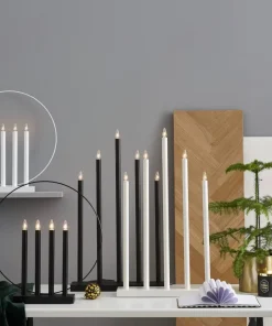 GLORY Ljusstake 45cm Svart