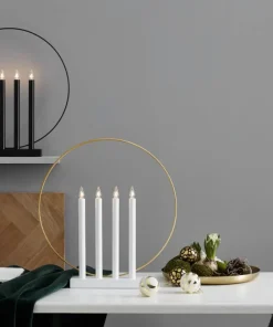 GLORY Ljusstake 45cm Vit