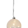 GLOW Glaskula 15cm 30LED Frostad
