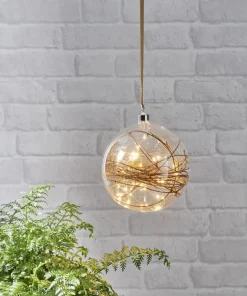 GLOW Glaskula 40LED 20cm Transparent
