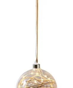 GLOW Glaskula 30LED 15cm Transparent