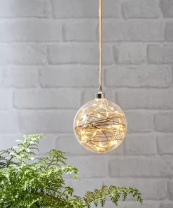 GLOW Glaskula 30LED 15cm Transparent