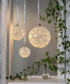 GLOW SNOW Glaskula 15L 10cm Frostad Batteri