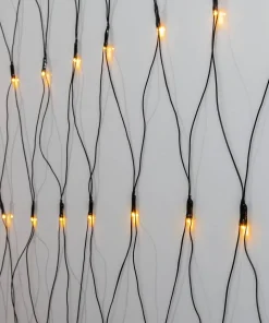 GOLDEN WARM WHITE Ljusnät 200LED 3x3m Varmvit/Svart IP44