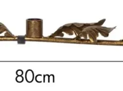 GRACE Ljusstake 80cm Antikmässing