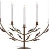 GRACE Metalljusstake 48cm Antikmässing