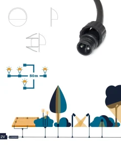 GRAVITY+Decoled Vintage 12V Svart IP44
