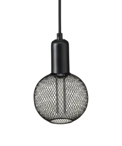 GRID Fönsterlampa Rund 12,5cm Svart