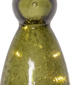 HARRY GREEN Glasdekoration Batteri 25cm Grön
