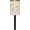 HEARTY Solcellsljus 12cm Vit