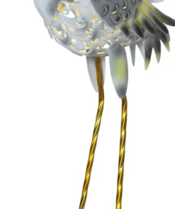 HERON Solcellsdekoration 55cm Grå