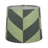 HERRINGBONE Lampskärm Linne 16cm Grön
