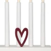 HILMA Ljusstake Batteri 24,5cm LED Vit